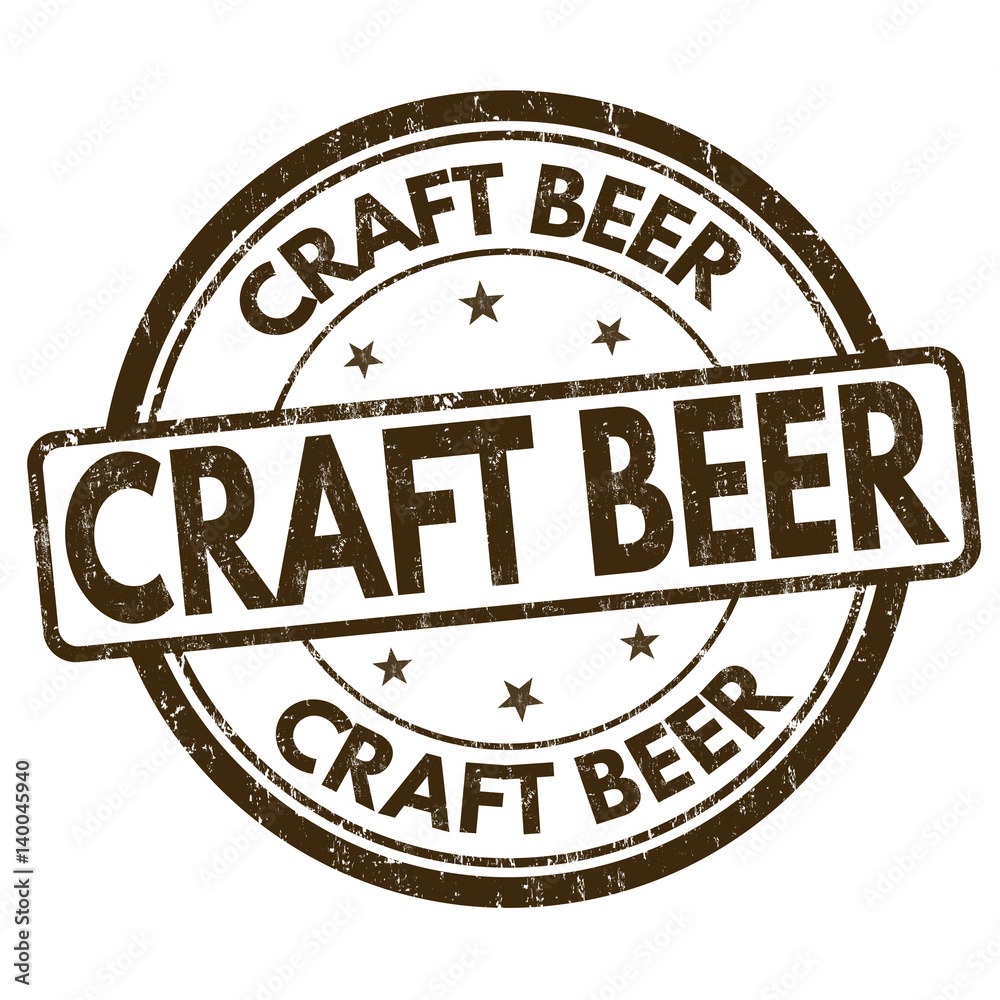 Craft Beer sign or stamp Craft Beer sign or stamp
