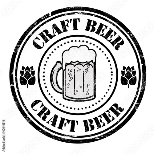 Craft Beer sign or stamp