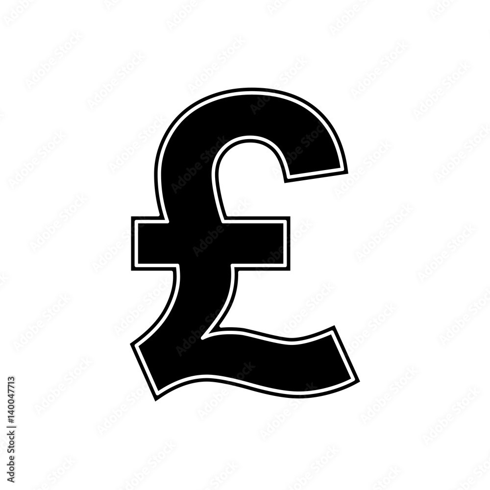 Pounds Money currency icon vector illustration graphic design Pounds Money currency icon vector illustration graphic design