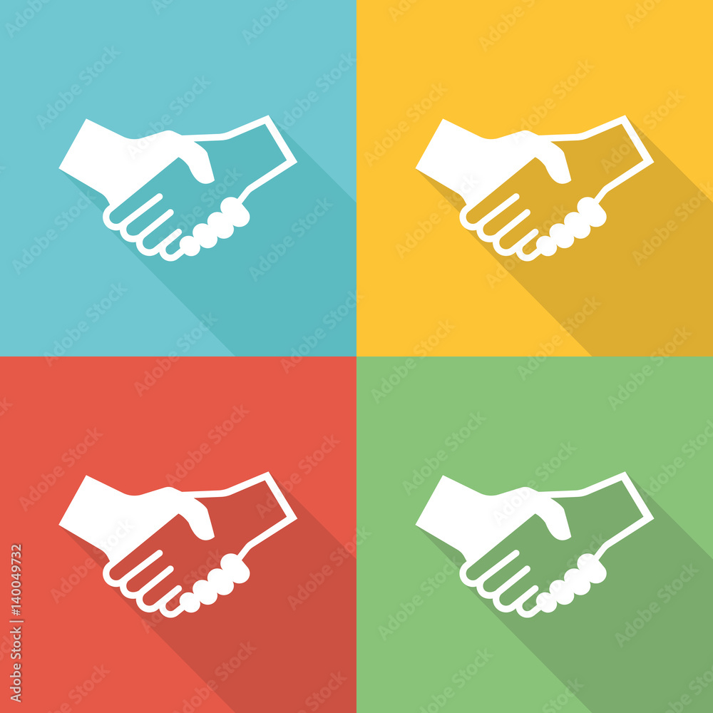 Support Flat Icon Concept Support Flat Icon Concept