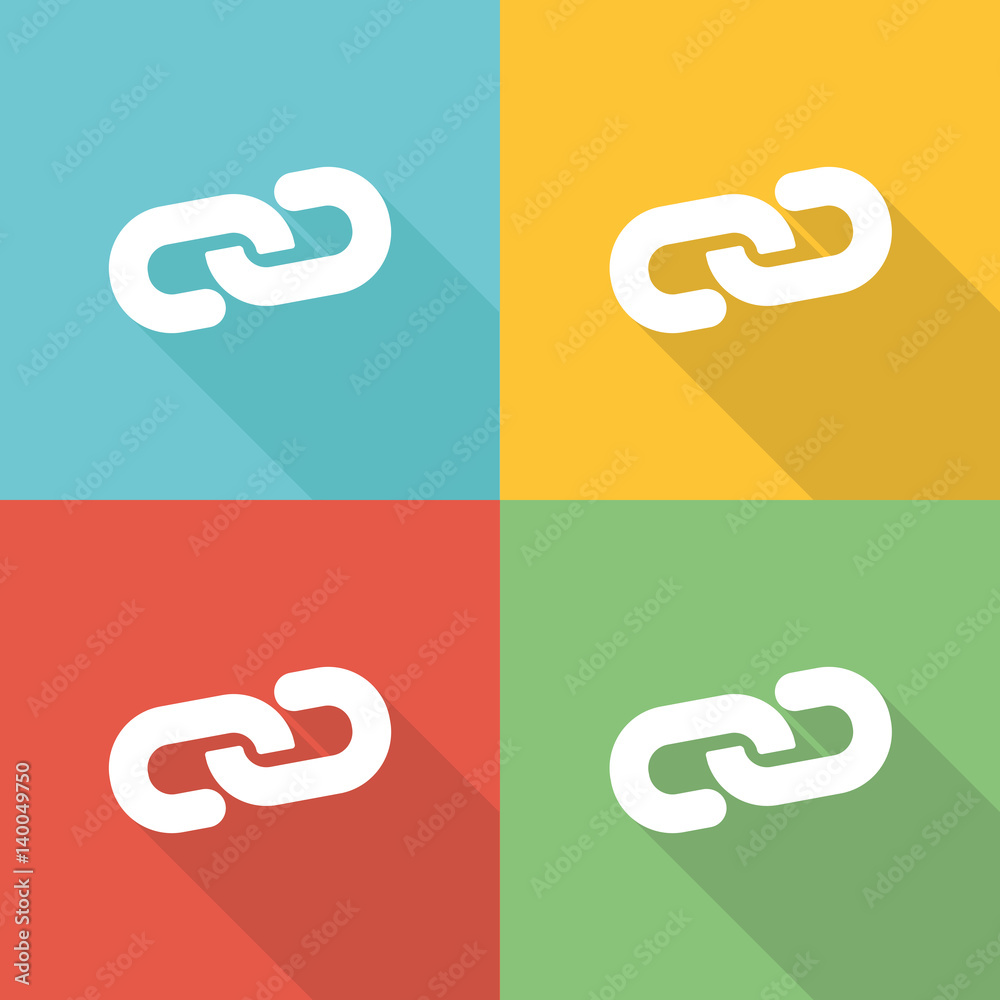 Supply Chain Flat Icon Concept Supply Chain Flat Icon Concept