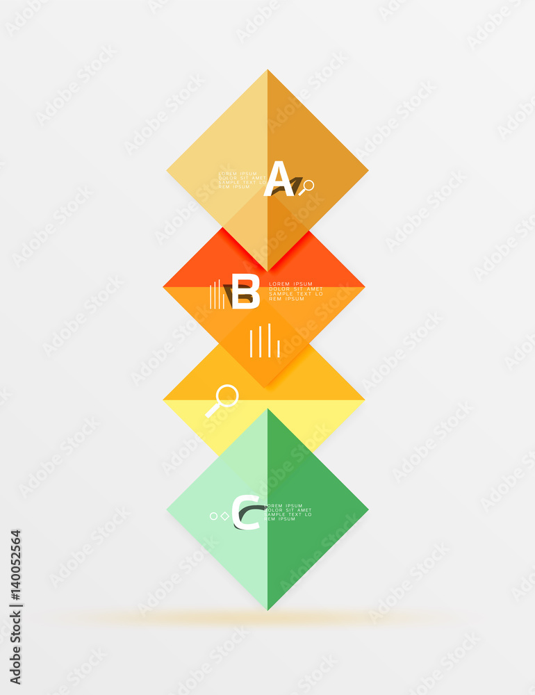 Geometric square and triangle template Geometric square and triangle template