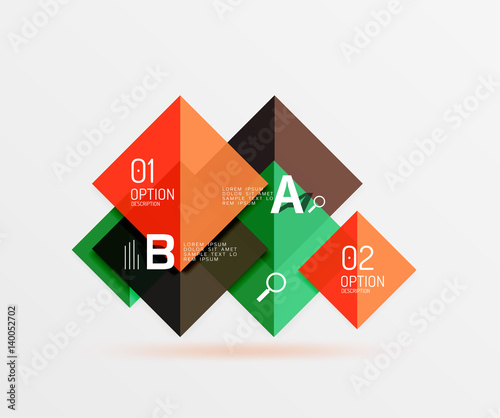 Free Download Geometric square and triangle template - GFXLoad