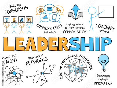 LEADERSHIP Vector Concept Line Icons