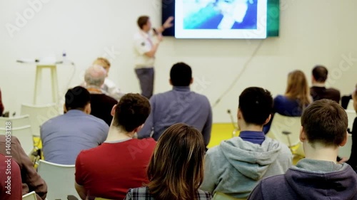 Wallpaper Mural Audience at the conference hall Torontodigital.ca