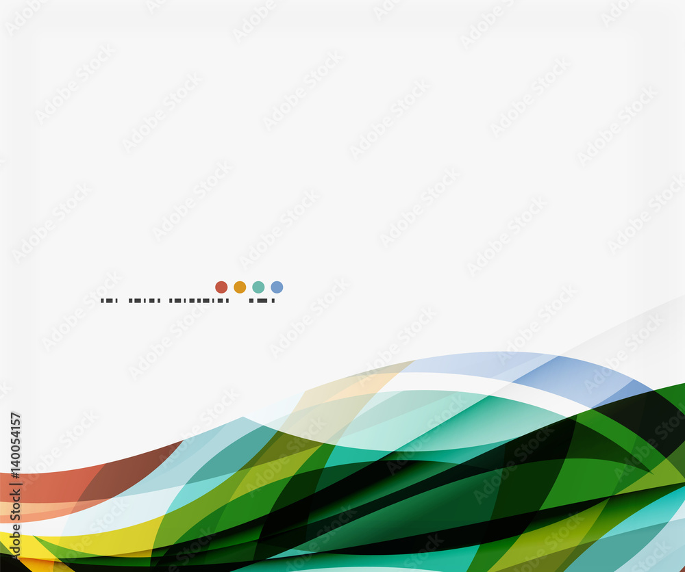 Fototapeta premium Business wave corporate template