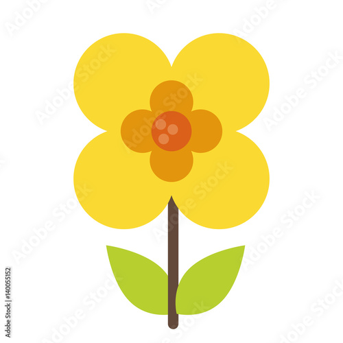 buttercup flower natural image vector illustration eps 10