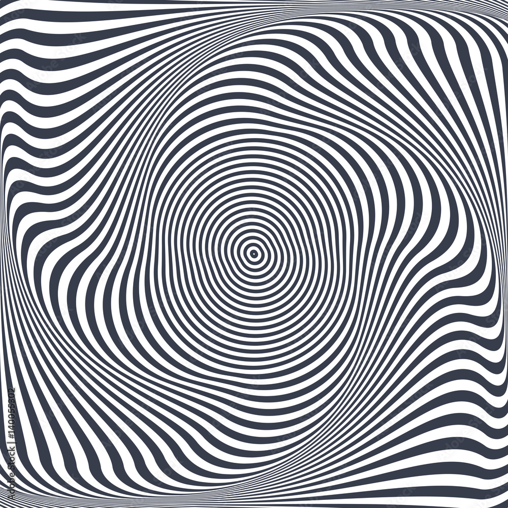 Torsion illusion. Abstract design. Torsion illusion. Abstract design.