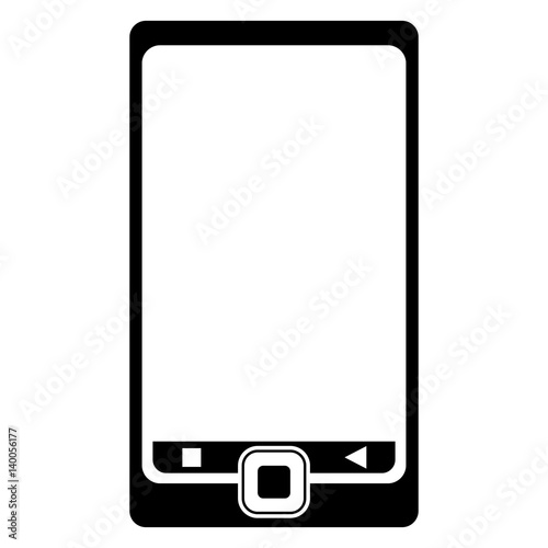 smartphone mobile technology device pictogram vector illustration eps 10