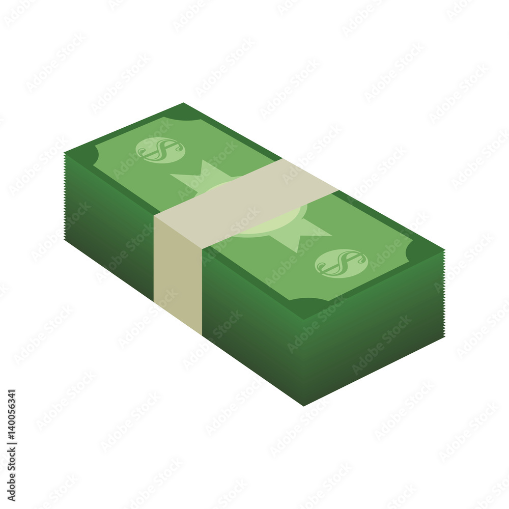 Billets of money vector illustration graphic design