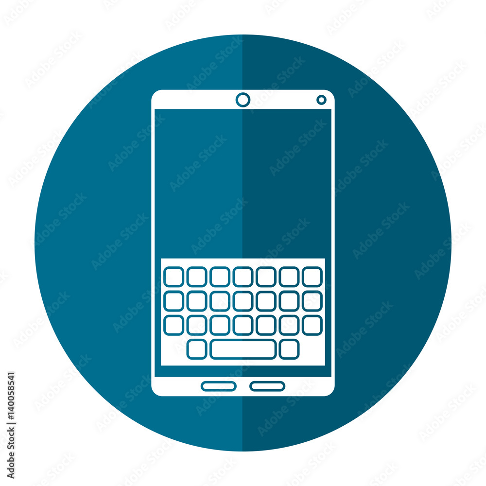 smartphone keypad display shadow vector illustration eps 10 smartphone keypad display shadow vector illustration eps 10