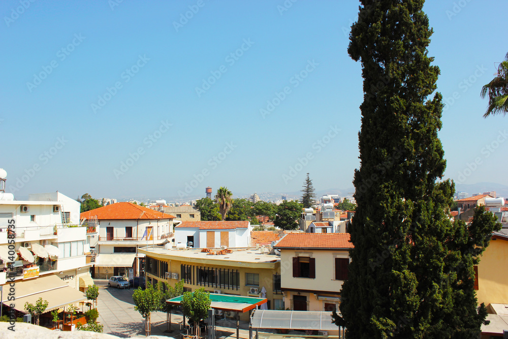 The journey to Cyprus, overlooking the city of Limassol