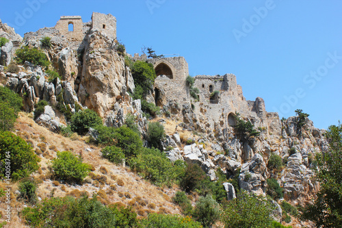 Travel to North Cyprus, the ancient Castle of St. Hilarion with the Museum