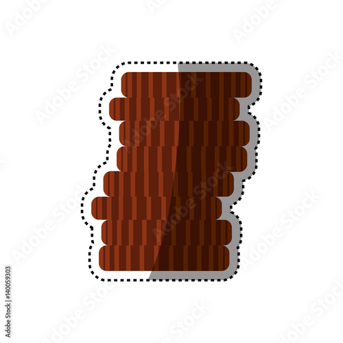 Coins of money vector illustration graphic design