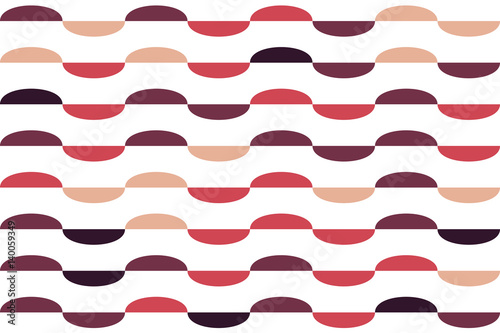 Graphical semicircle abstract pattern purple wave random
