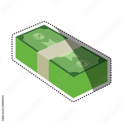 Billets of money vector illustration graphic design