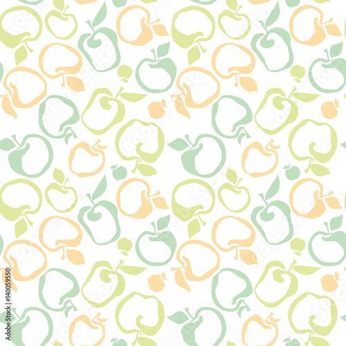 apple fruit seamless patter...