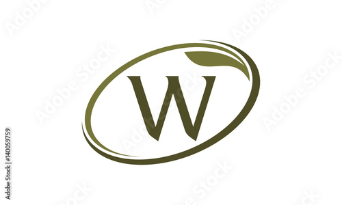 Swoosh Leaf Letter W Free Download Swoosh Leaf Letter W - GFXLoad