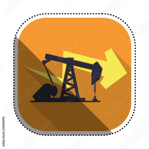 Petroleum oil industry icon vector illustration graphic design