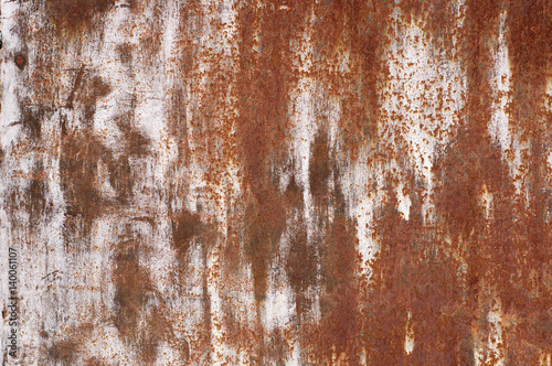 Old painted rusty metal vuntage textured background
