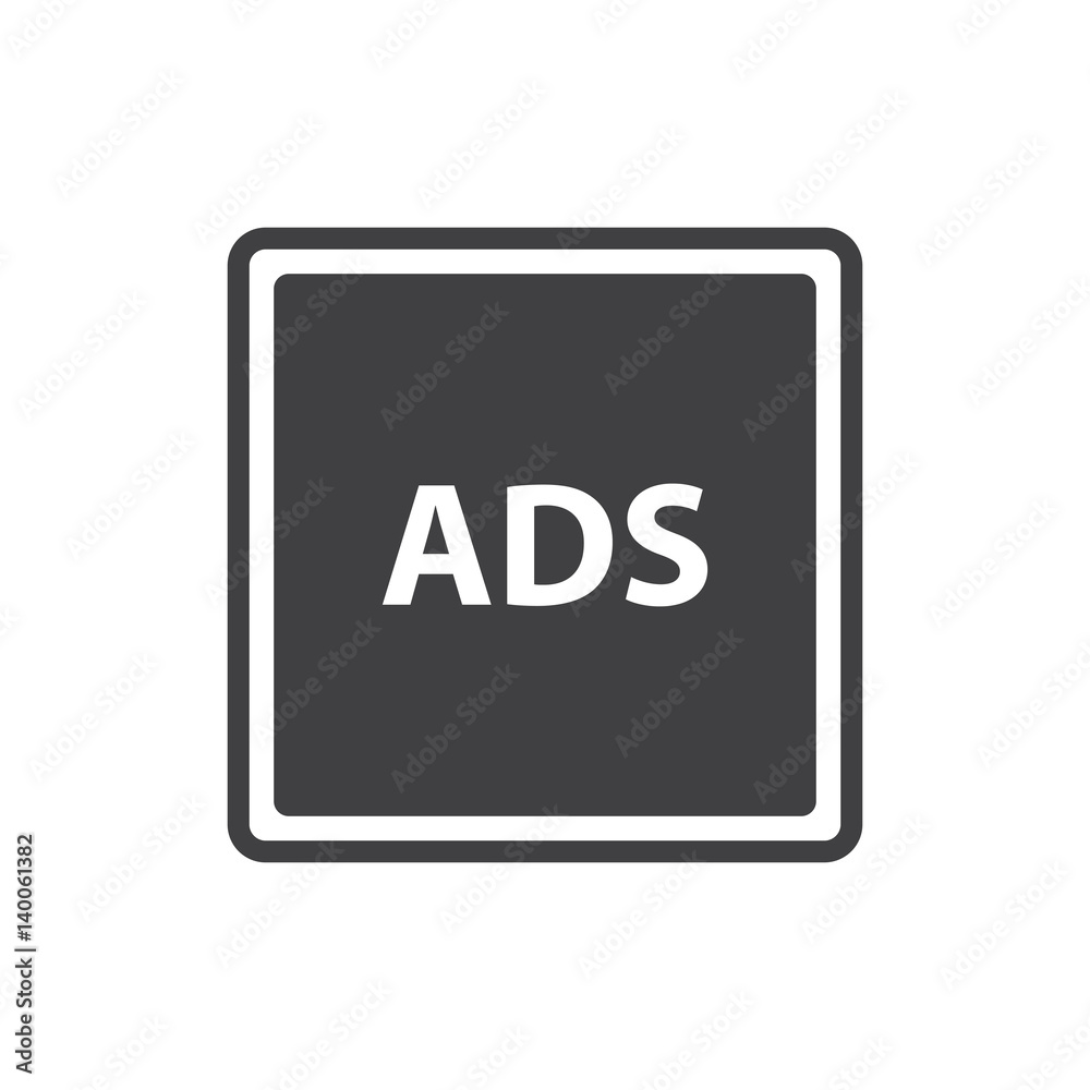 Advertisement black icon Advertisement black icon