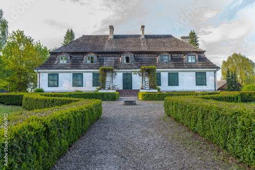 The historic manor house of the 18th century in Janowiec
