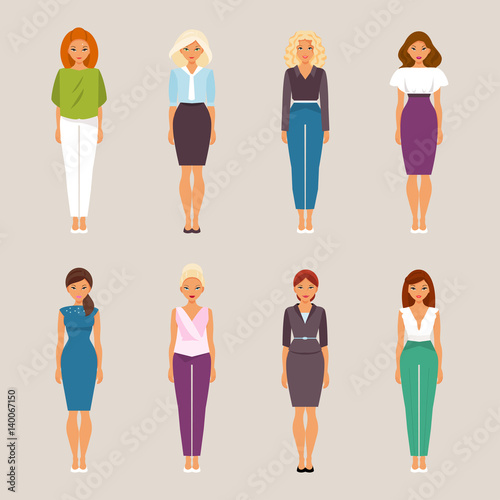 Women in office clothes