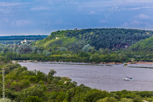view of the river and mountains