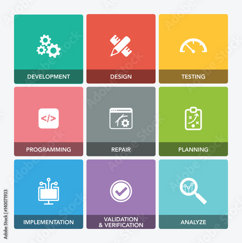 SOFTWARE ENGINEERING ICON SET
