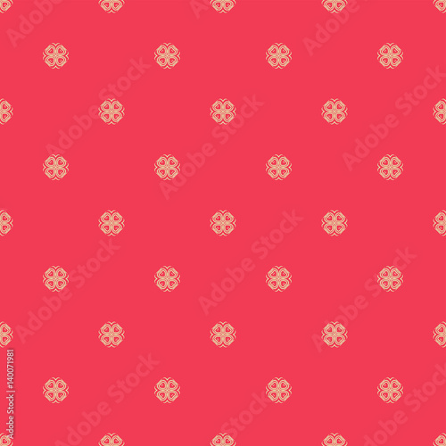 Vector Seamless geometry pattern flower, Abstract geometric background, print, retro texture, fashion design