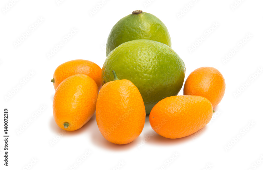 Kumquat isolated Kumquat isolated