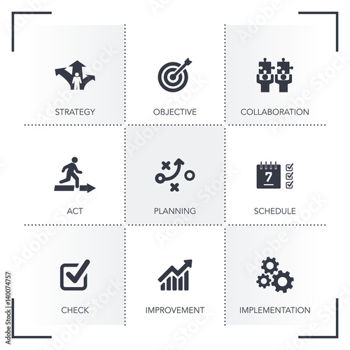 ACTION PLAN ICON SET