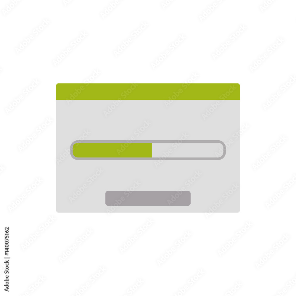 Loading window symbol icon vector illustration graphic design Loading window symbol icon vector illustration graphic design