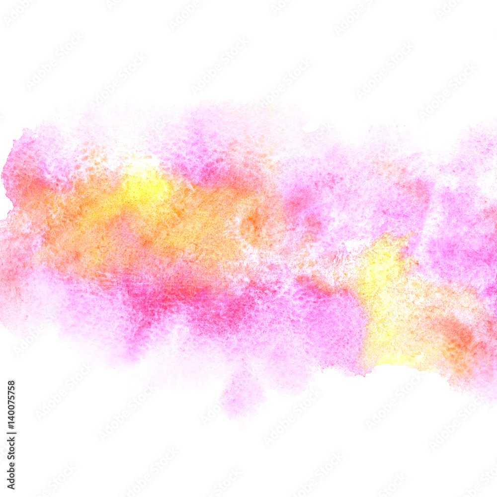 Colorful abstract watercolor painted background