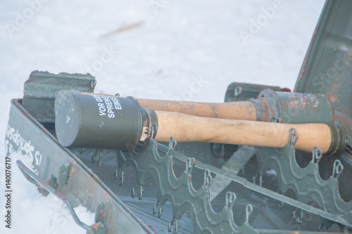 winter in a box, a hand grenade of the Wehrmacht. photo