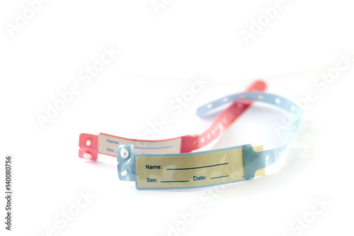 Tapet Patient identification wristbands