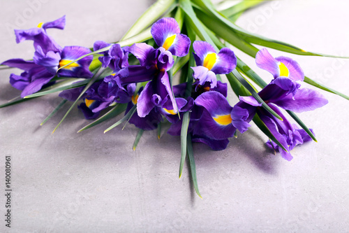 Fototapeta Naklejka Na Ścianę i Meble -  Purple iris flowers