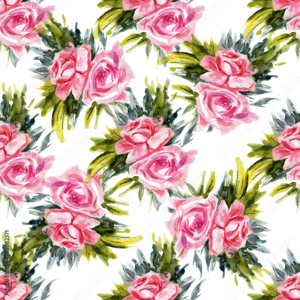Watercolor roses Watercolor roses