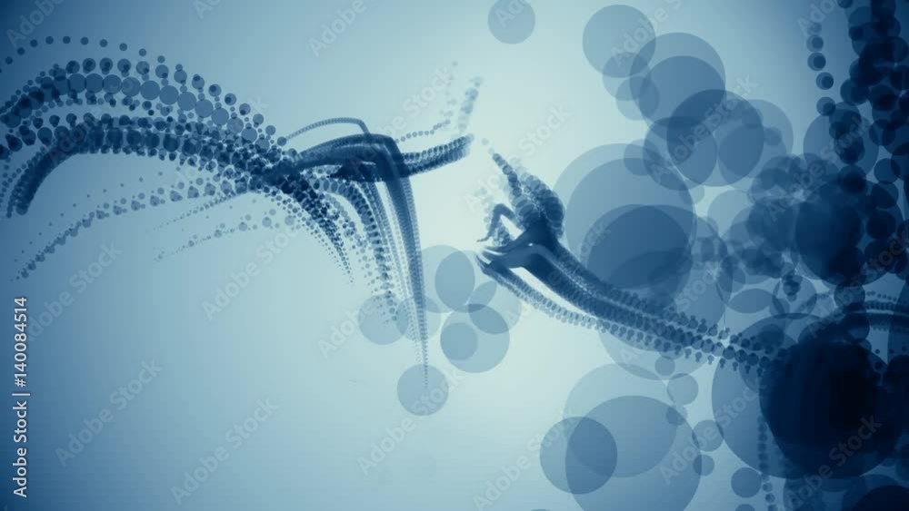 abstract art loops patterned background