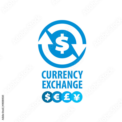 vector logo currency exchange