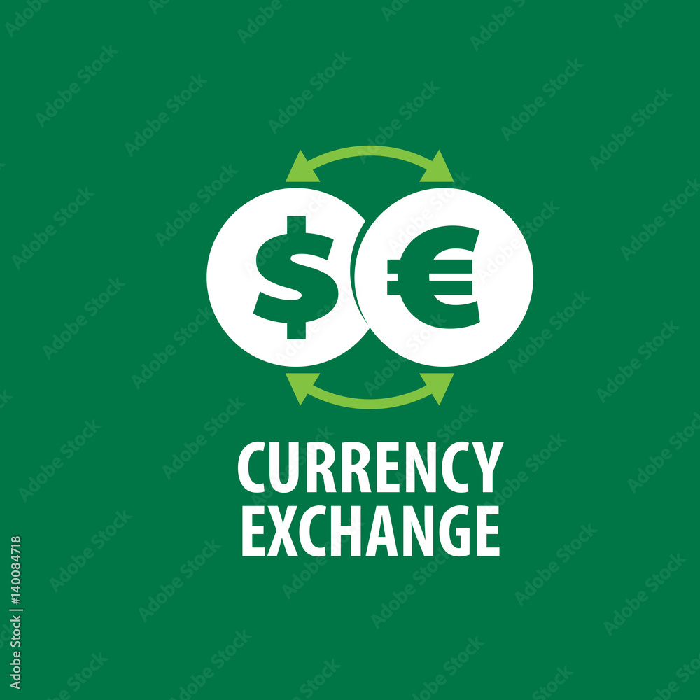 Obraz premium vector logo currency exchange
