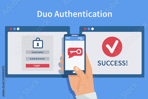 two steps authentication photo