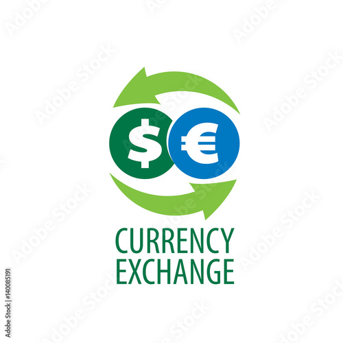 vector logo currency exchange