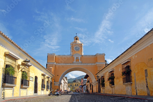 Guatemala - Antigua - case colorate