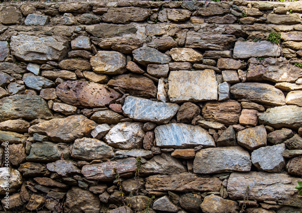 Stones wall background