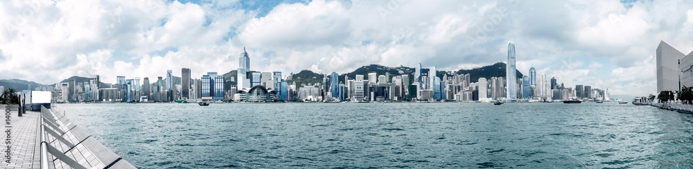 Fototapeta premium Victoria Harbor, Hong Kong