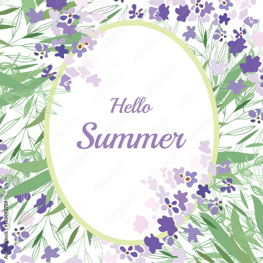 Summer flower composition Summer flower composition