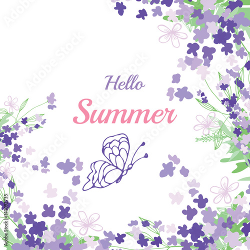 Summer flower composition