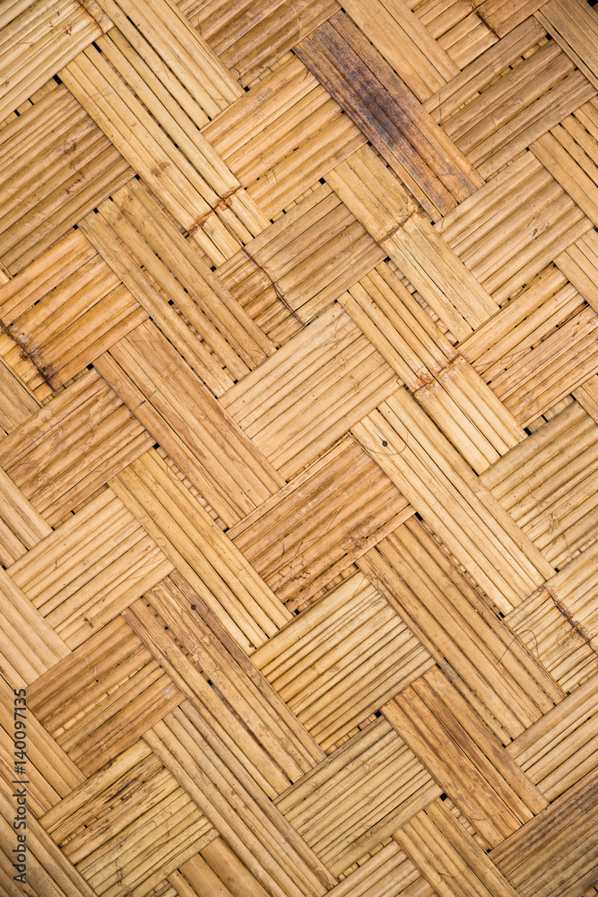 Bamboo thin lines weave, zigzag wall house use to room in thailand, backgroound and texture Bamboo thin lines weave, zigzag wall house use to room in thailand, backgroound and texture