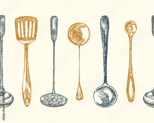 Silver spoons pattern